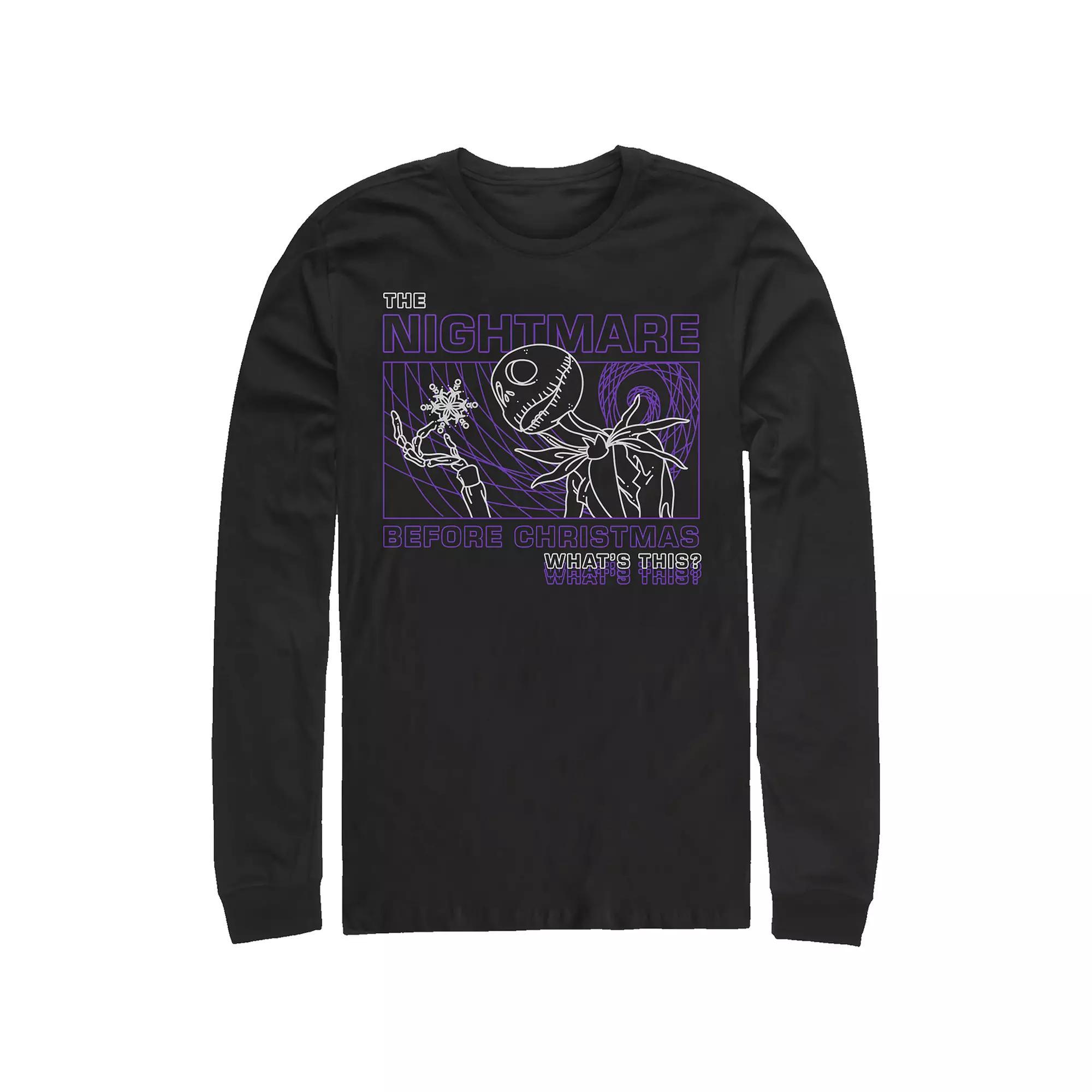 Disney's The Nightmare Before Christmas What Is This Men's Graphic Tee, Size: Large, Black Product Image