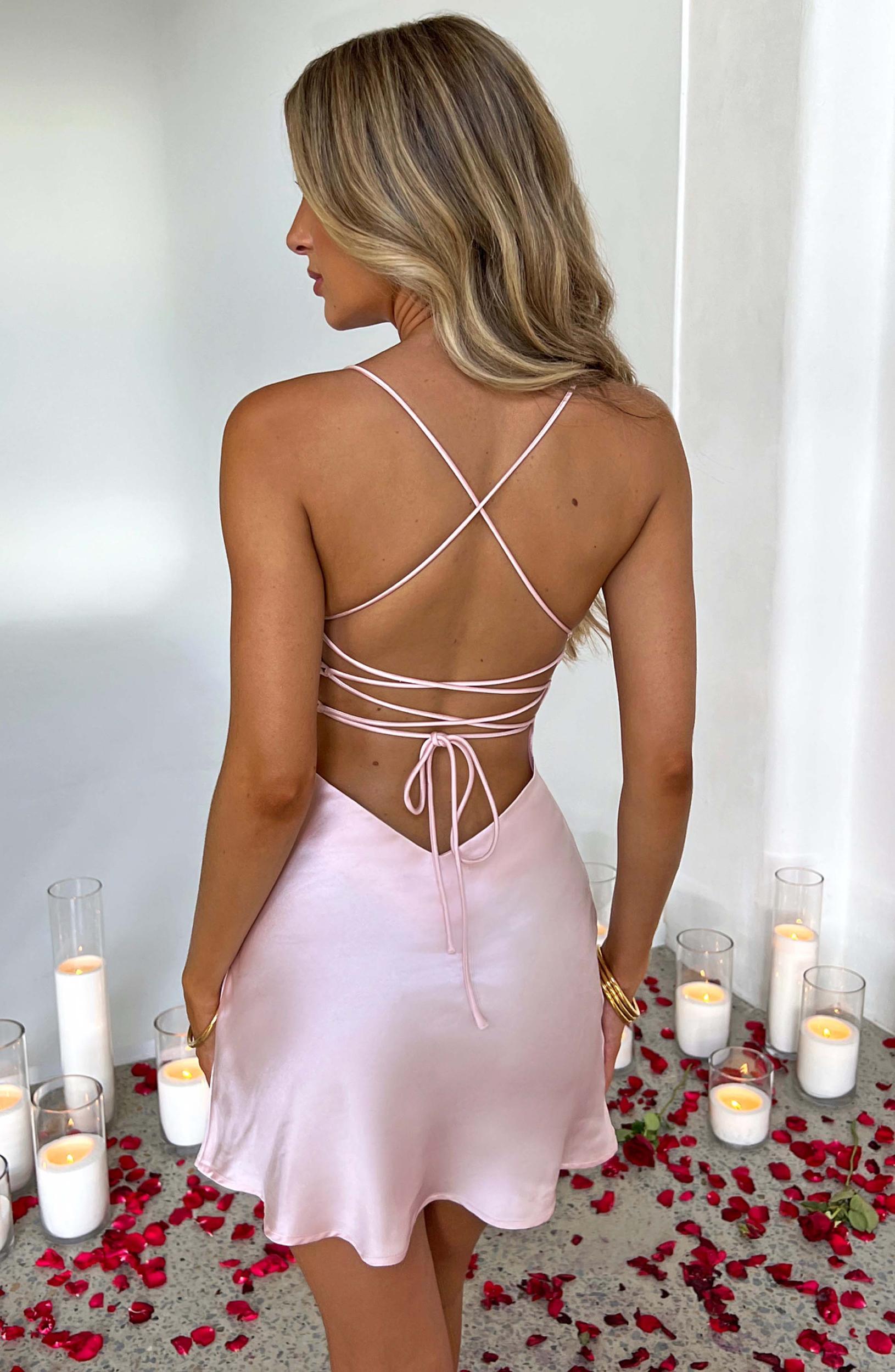 Avril Mini Dress - Blush Product Image
