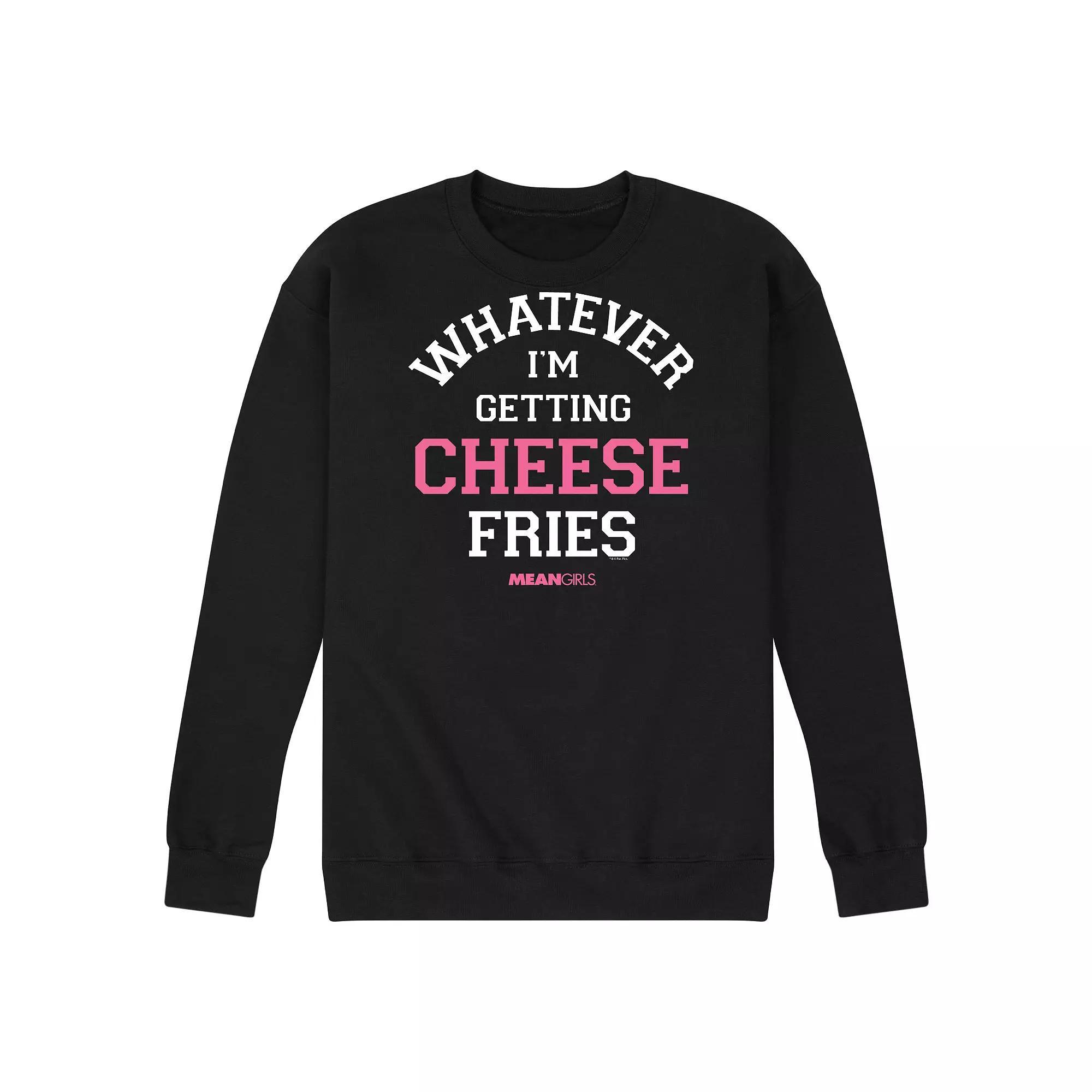 Mens Mean Girls Whatever Im Getting Cheese Fries Fleece Sweatshirt Product Image