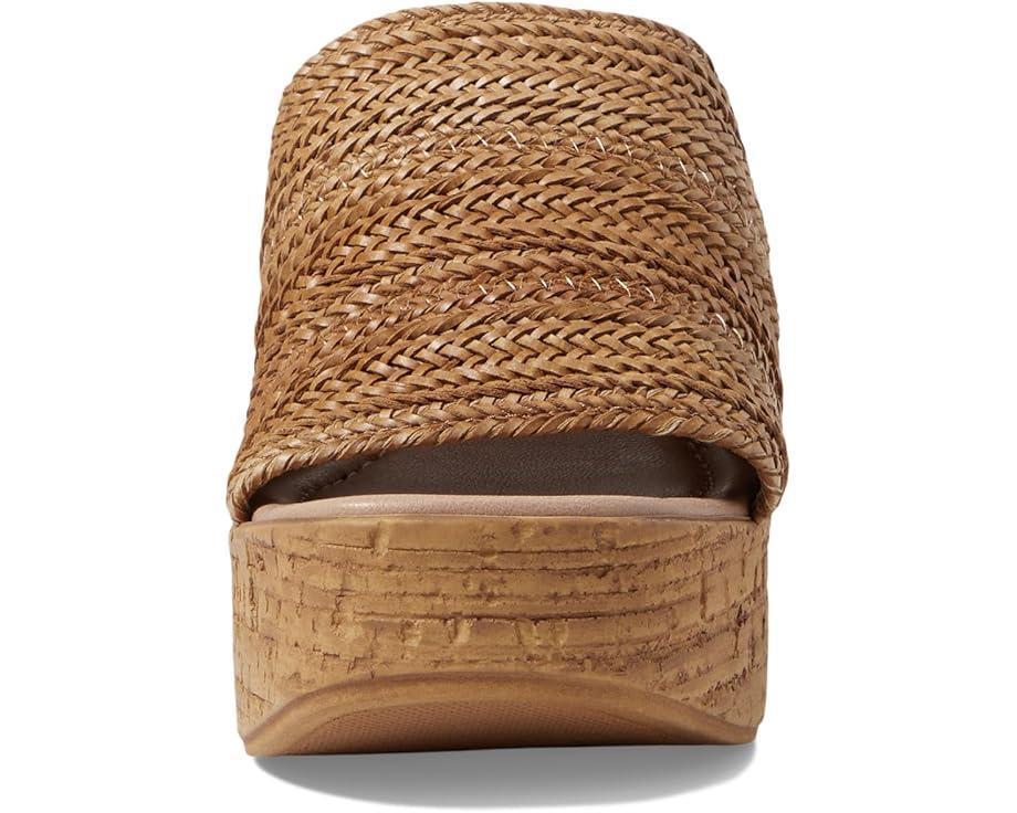 Adorned Raffia Platform Slide Product Image