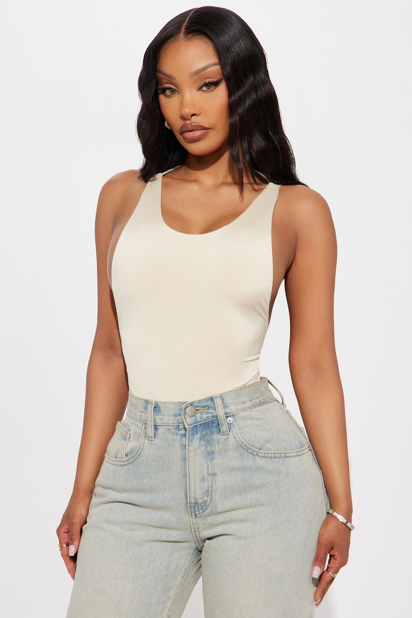 Martina Double Lined Bodysuit - Nude Product Image