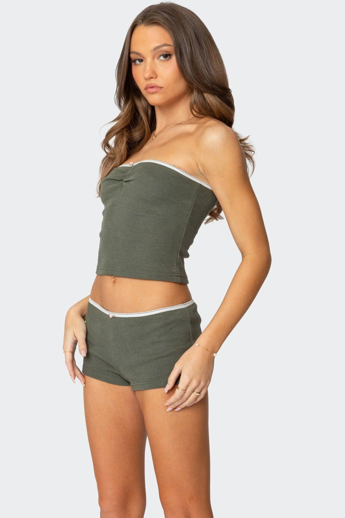 Georgina Waffle Tube Top Product Image