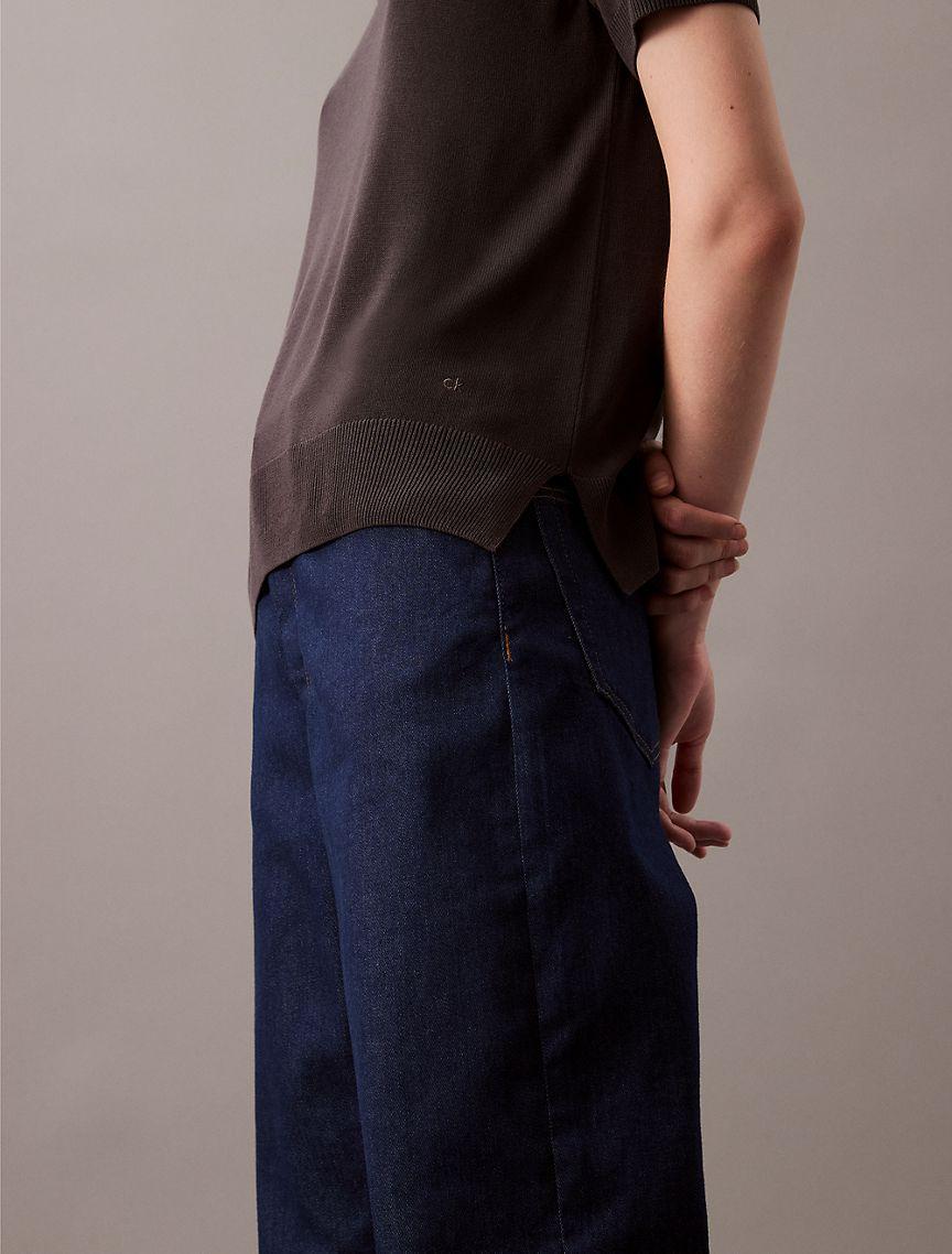 Fine Gauge Viscose Sweater Product Image