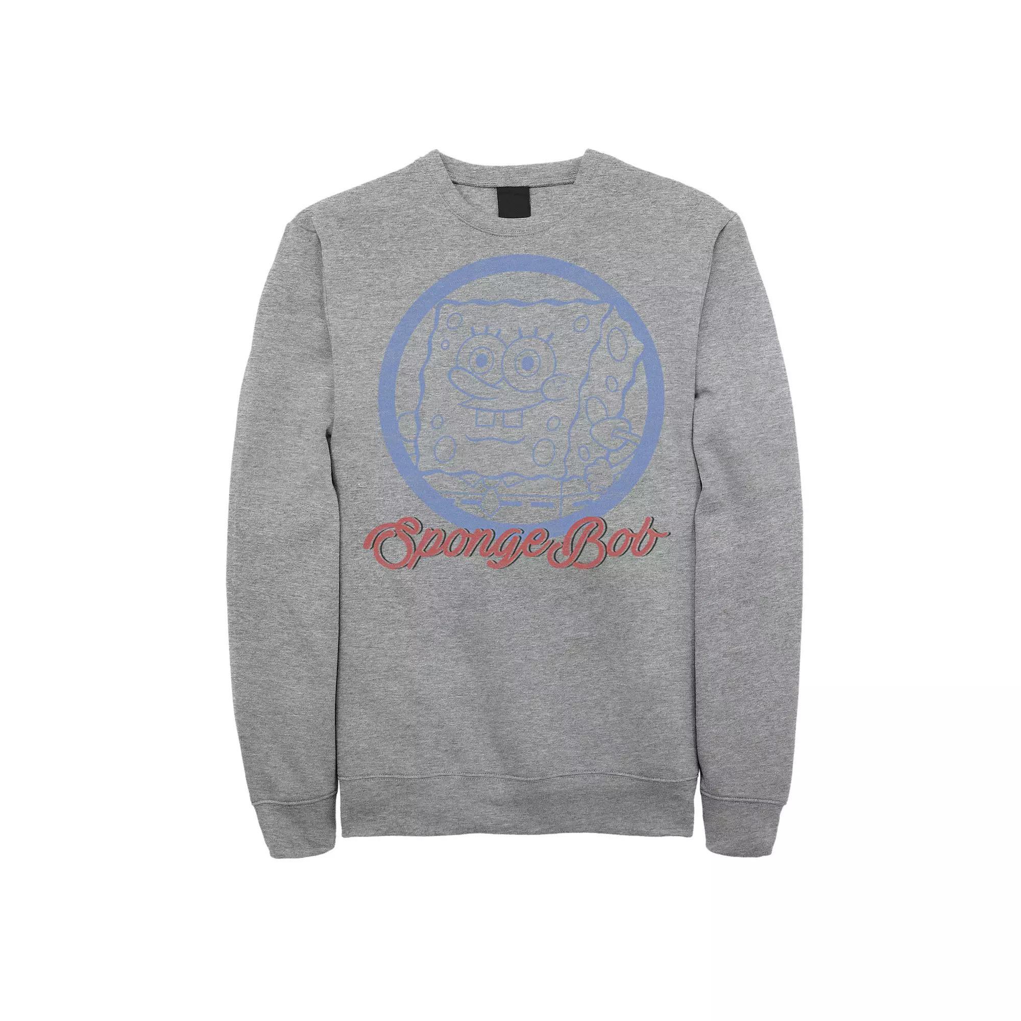 Disney's Winnie The Pooh Men's Happy Eeyore Art Sketch Sweatshirt, Size: XXL, Athletic Grey Product Image