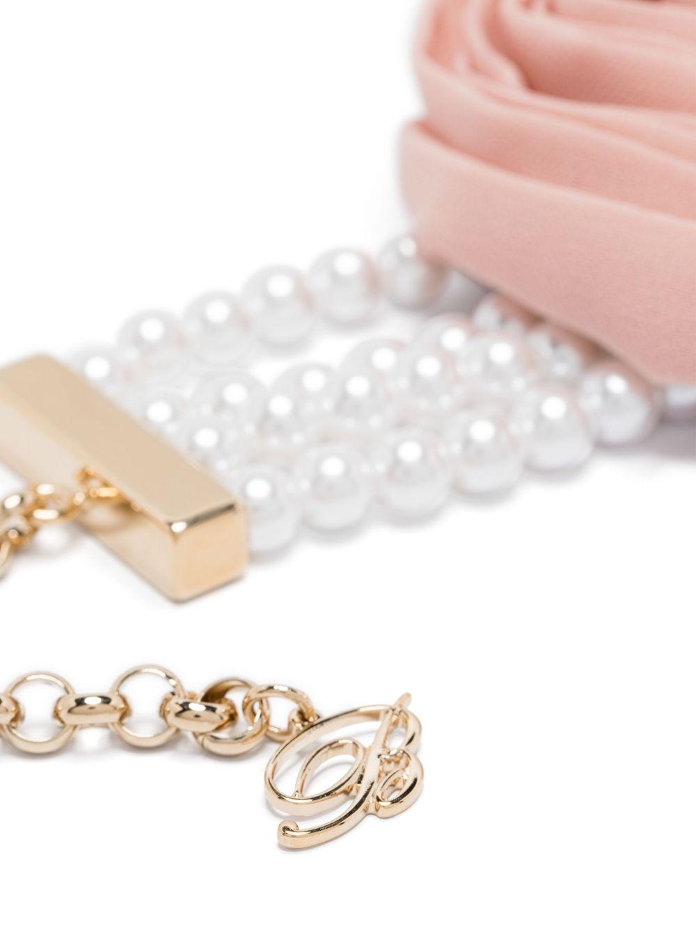 floral-appliqué chocker Product Image