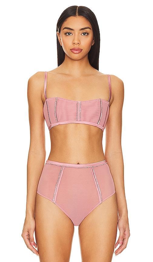 fleur du mal Brilliant Boned Bralette Bra Product Image