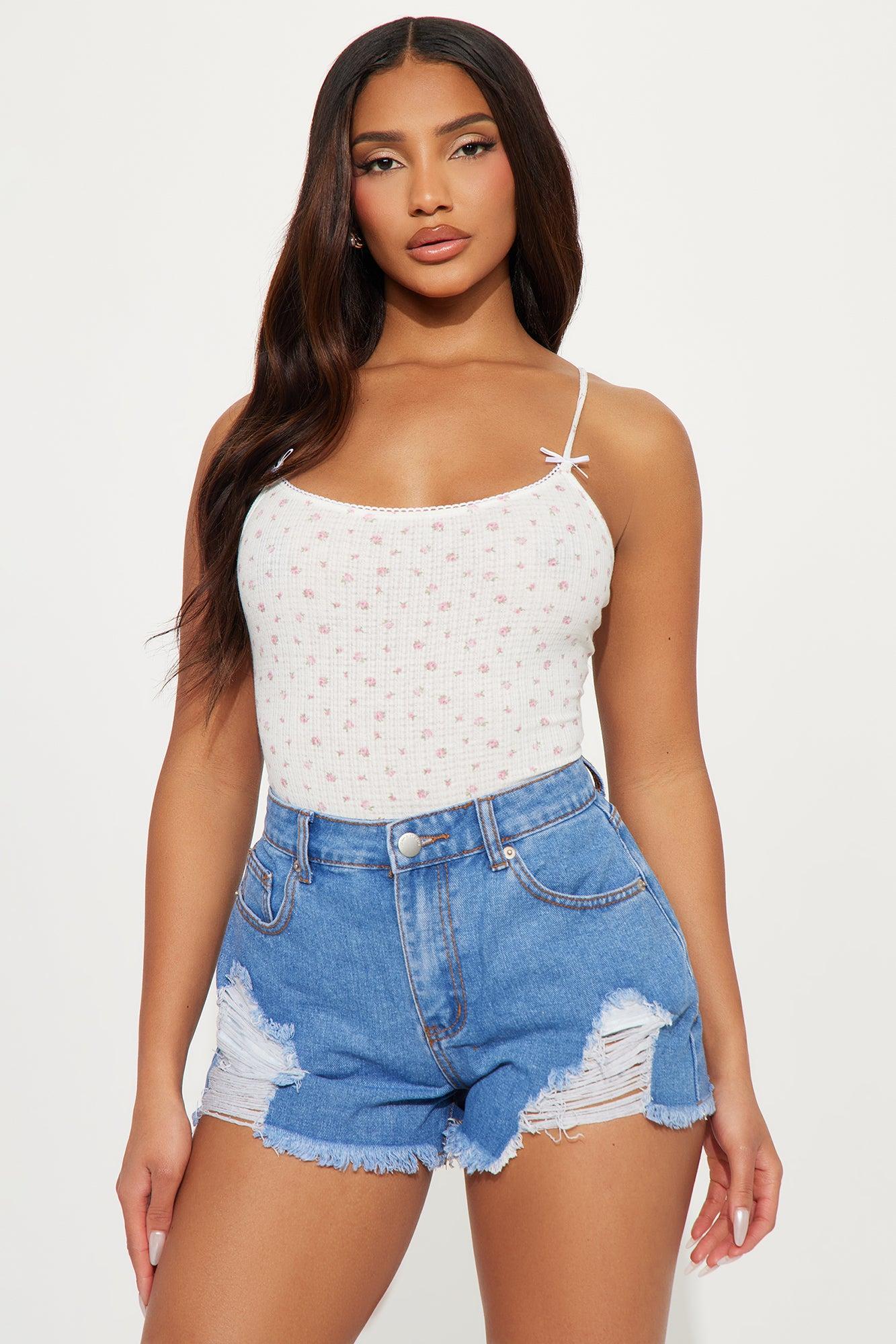 Dalia Ditsy Floral Cami - White/combo Product Image