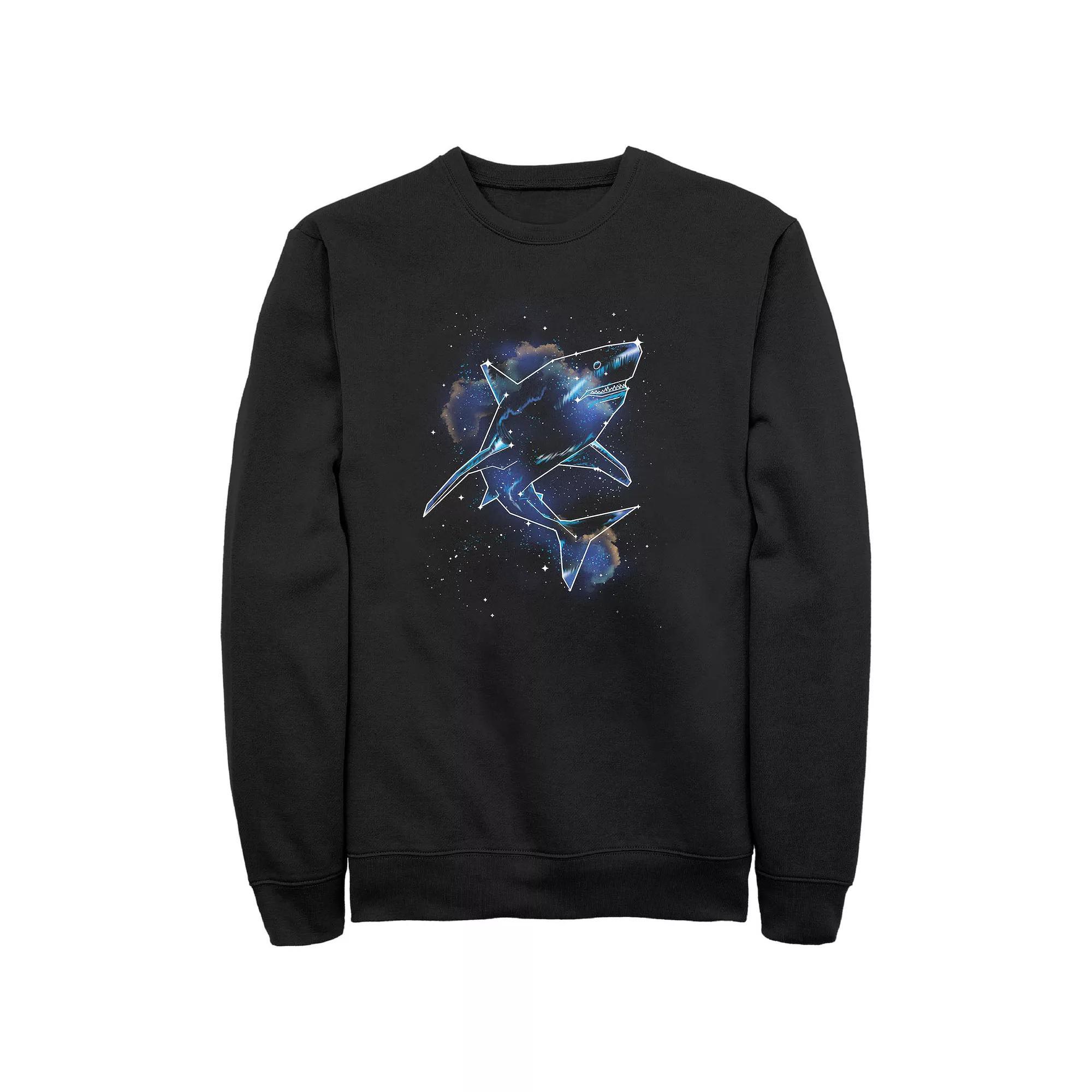 Men's Disney's Alice In Wonderland Technicolor Poster Sweatshirt, Size: Medium, Black Product Image