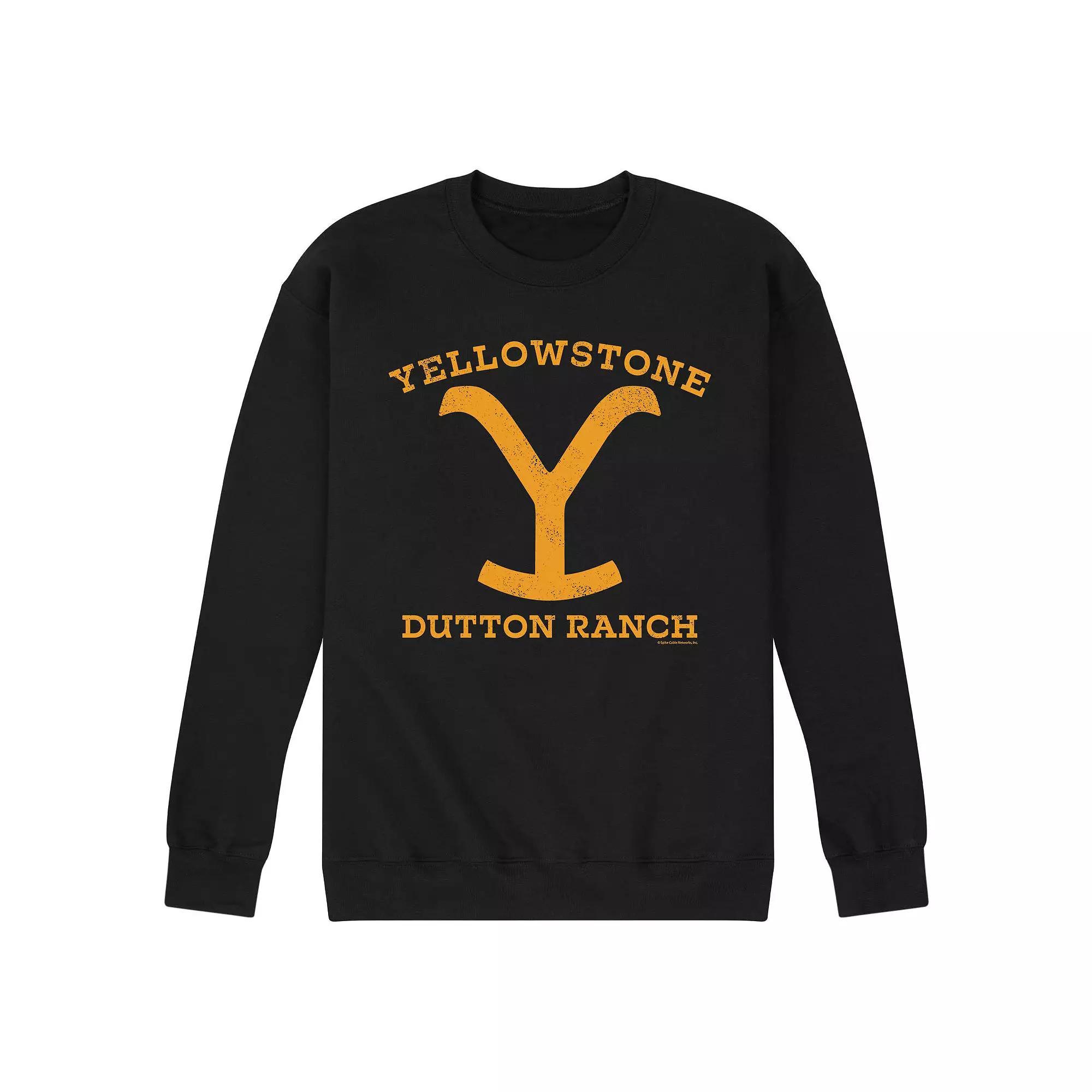 Men's Yellowstone Gold Sweatshirt, Size: Large, Black Product Image