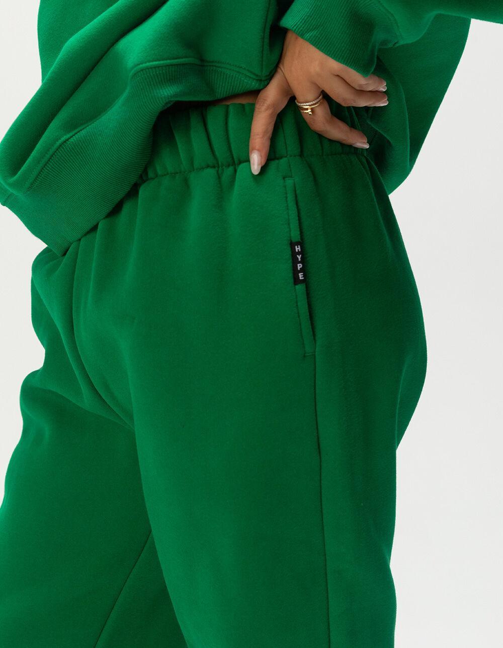 HYPE AND VICE University of Oregon Womens Sweatpants - GREEN Product Image