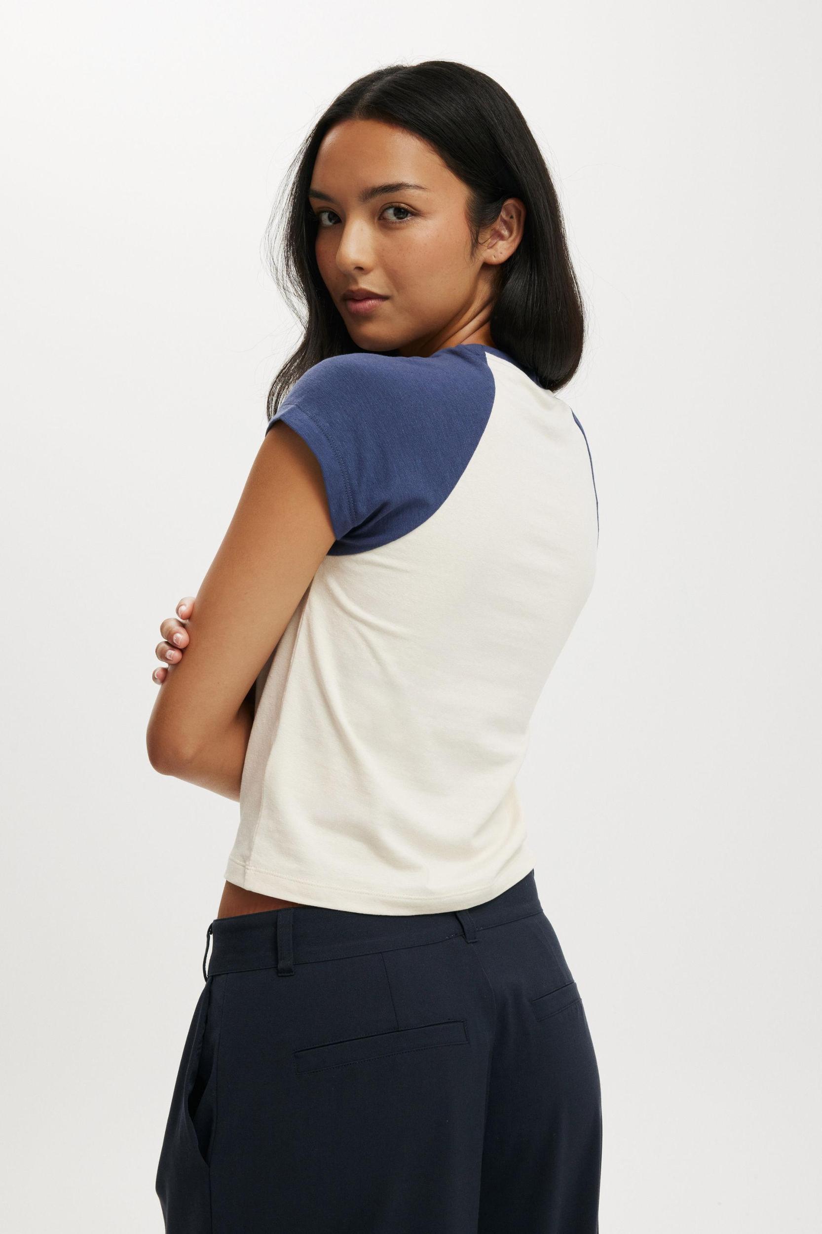 Retro Raglan Graphic Tee Product Image