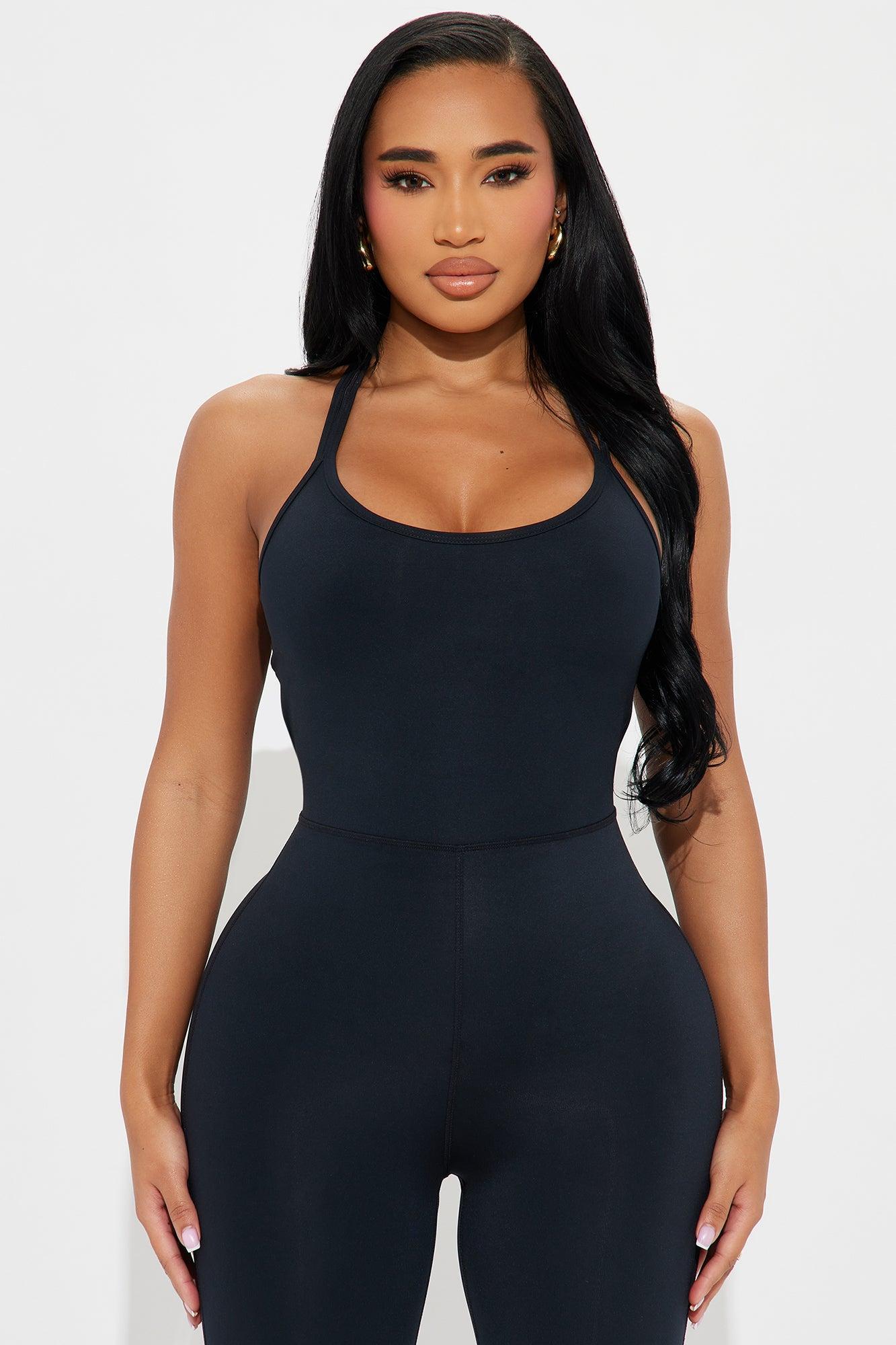 Your Aura Elevate Active Jumpsuit - Black Product Image