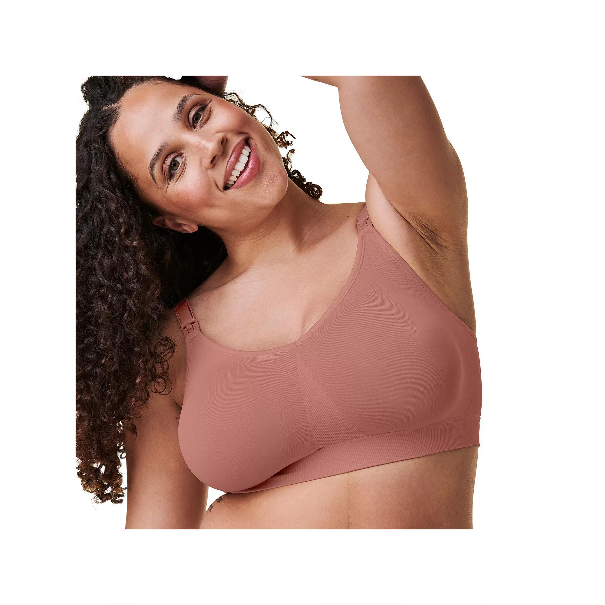 Bravado! Designs Women's Body Silk Seamless Nursing Bra - Cameo S: Recycled Nylon, Wireless, Padded, Adjustable Closure Product Image