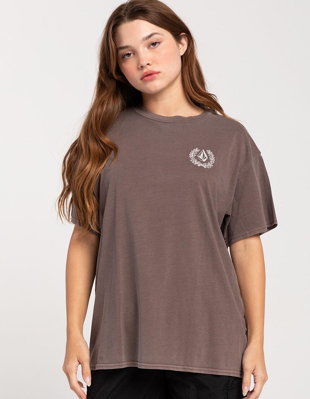 VOLCOM New Threads Womens Boyfriend Tee - SLATE Product Image