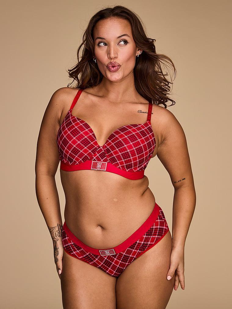 Shine Patch Push-Up Perfect Shape Bra Product Image