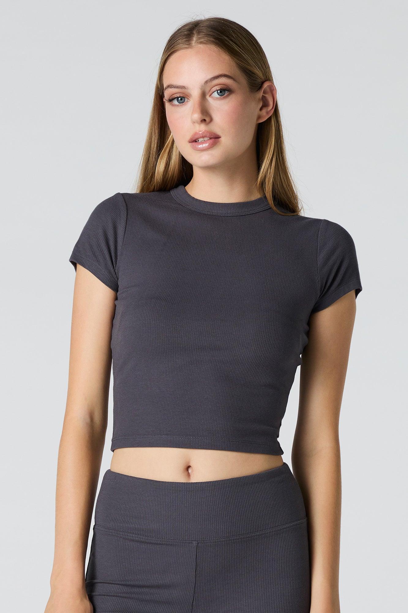 Active Ribbed T-Shirt Female Product Image