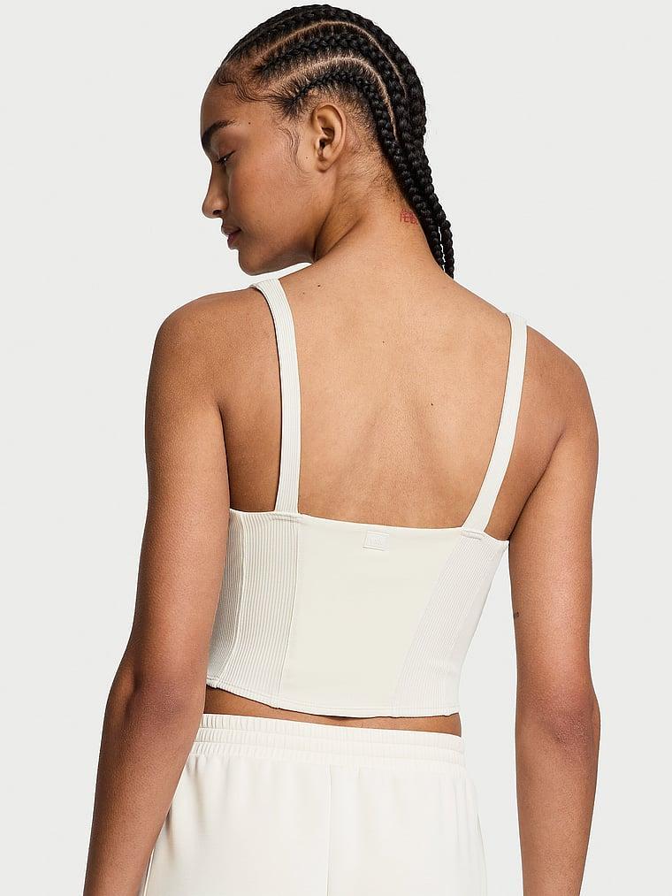 Featherweight Knit Corset Tank Top Product Image