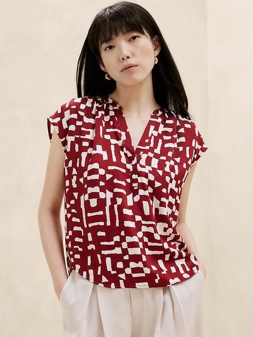 Button Dolman Blouse Product Image