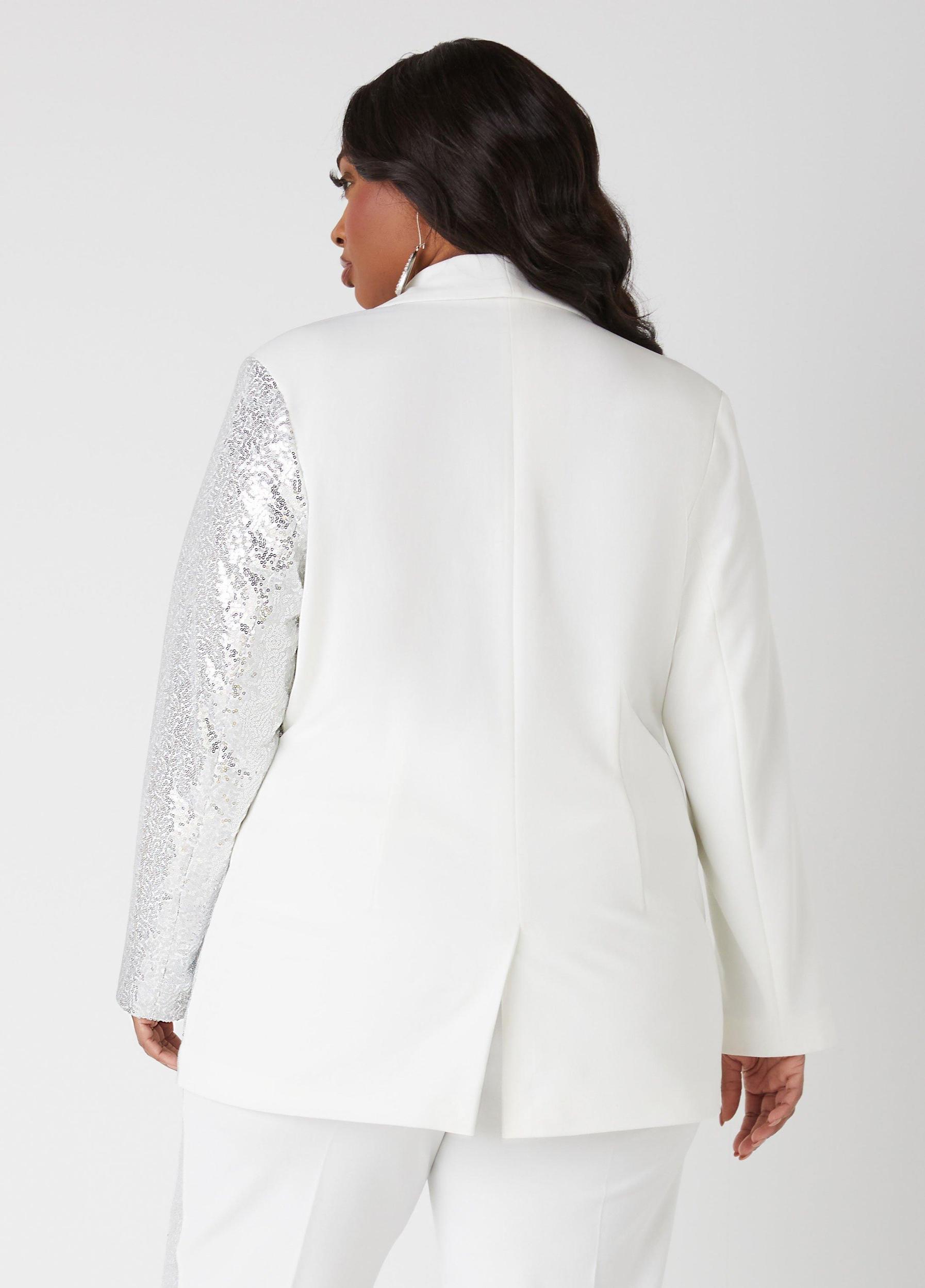 Sequined Double Breasted Blazer Product Image