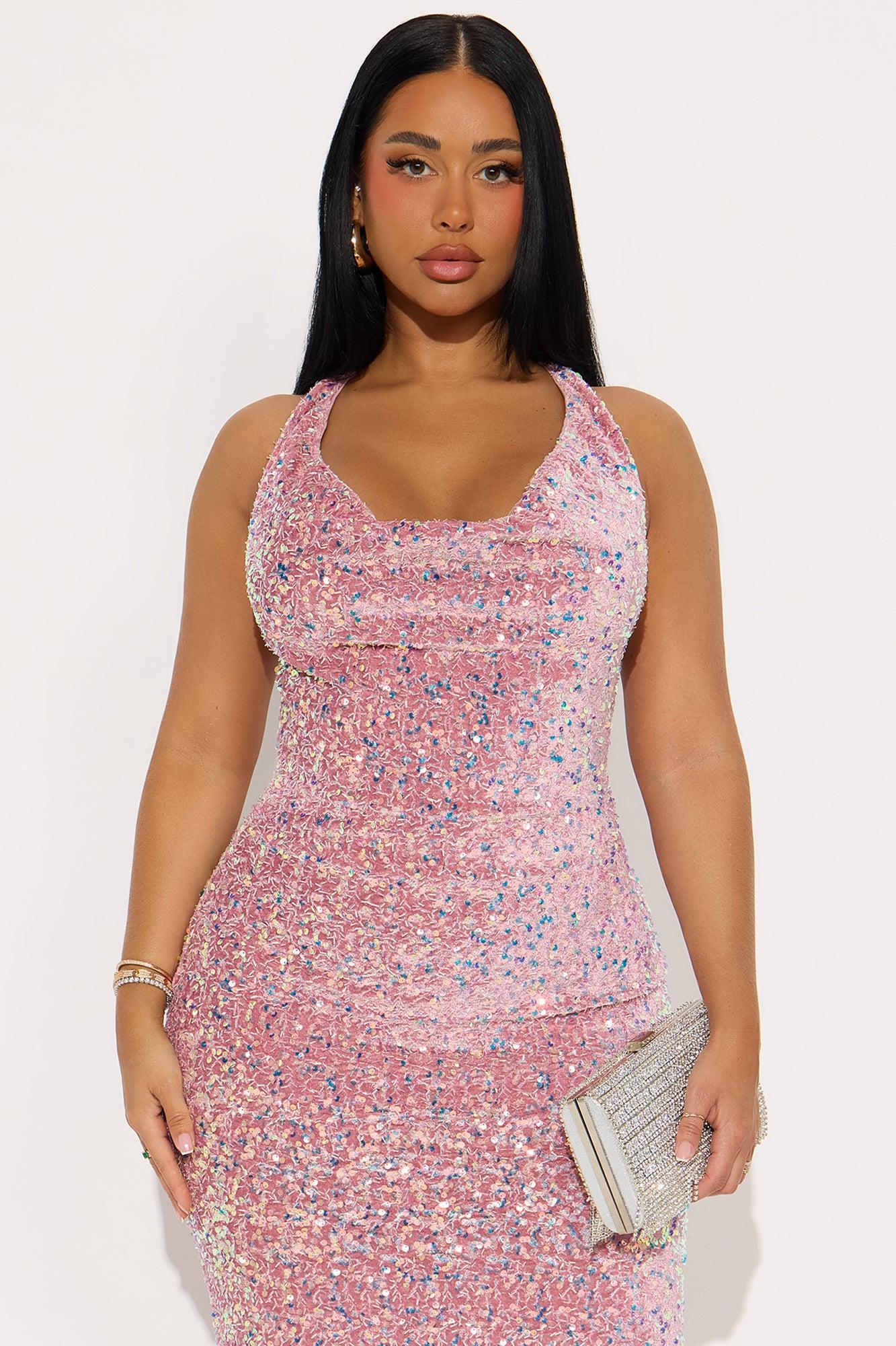 Sparkling Escape Gown - Mauve Female Product Image