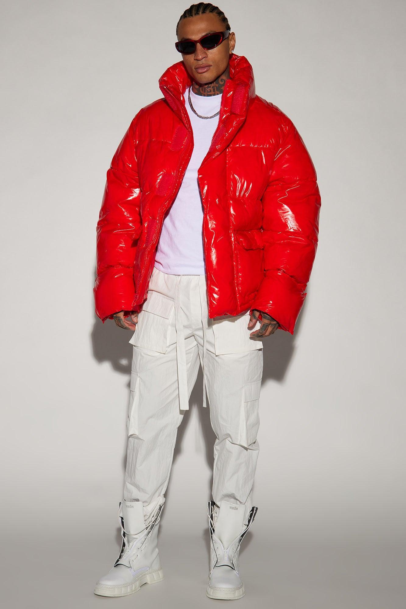 Mason Puffer Jacket - Red Product Image
