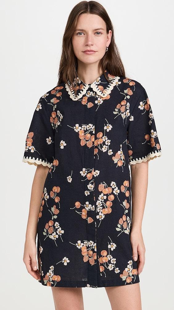 Sea Cerise Cherry Shirt Dress | Shopbop Product Image