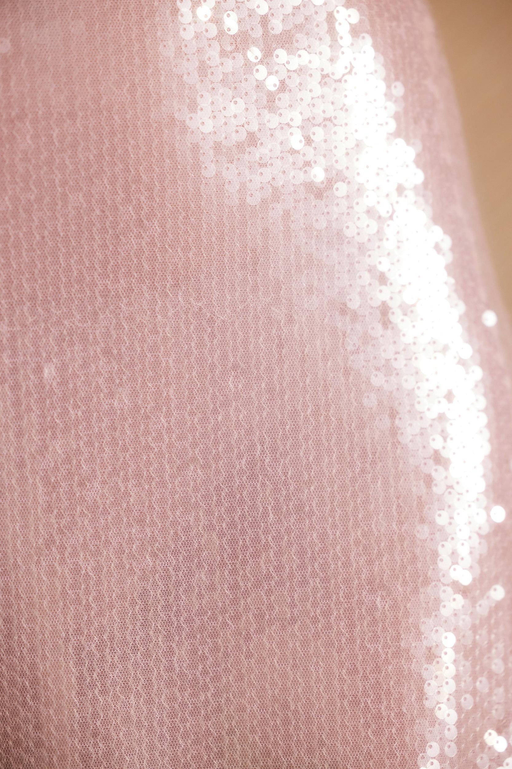 Sheer Sequin One Shoulder Cut Out Maxi Dress in Lilac Product Image