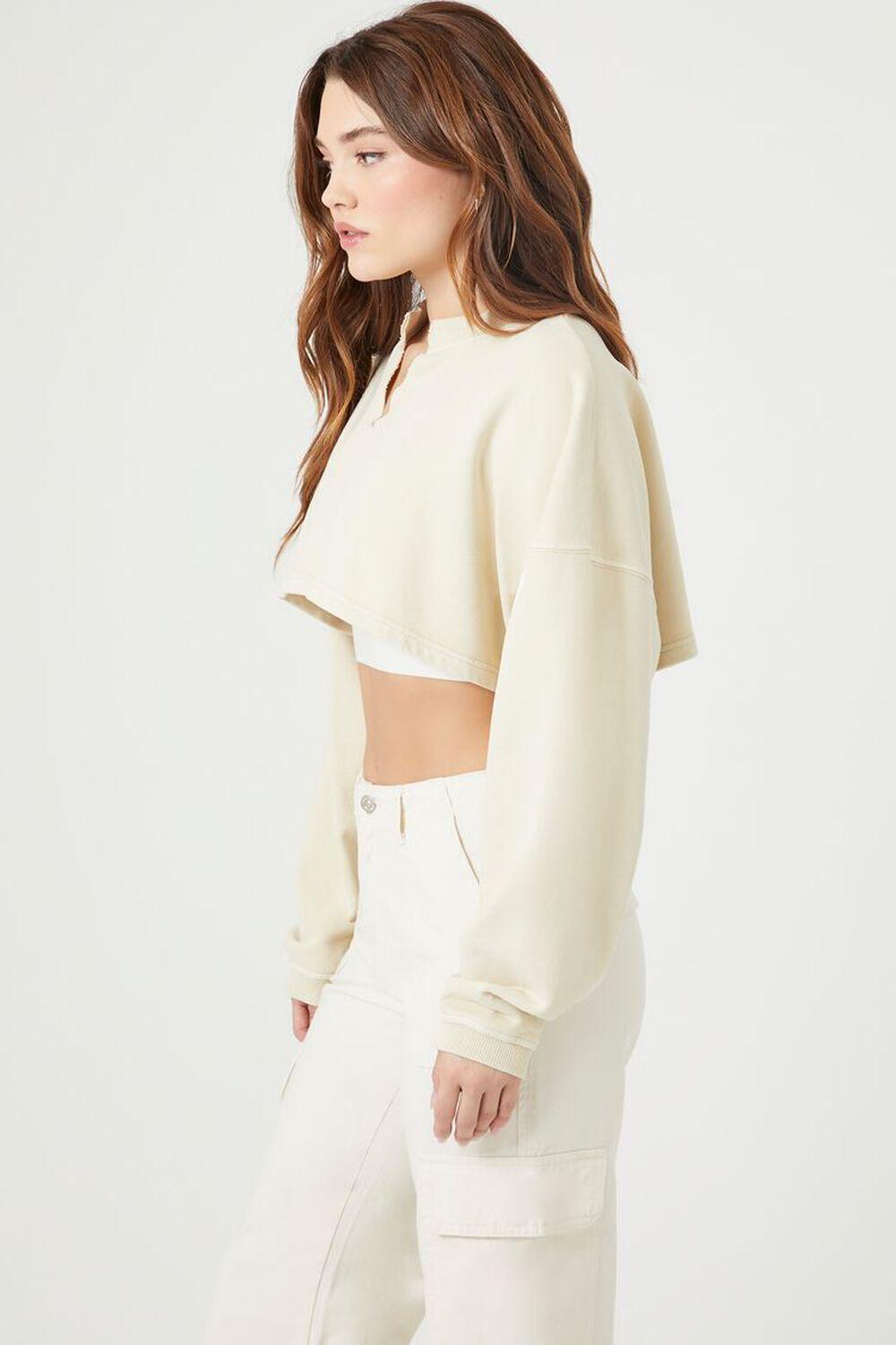 Cropped French Terry Pullover | Forever 21 Product Image