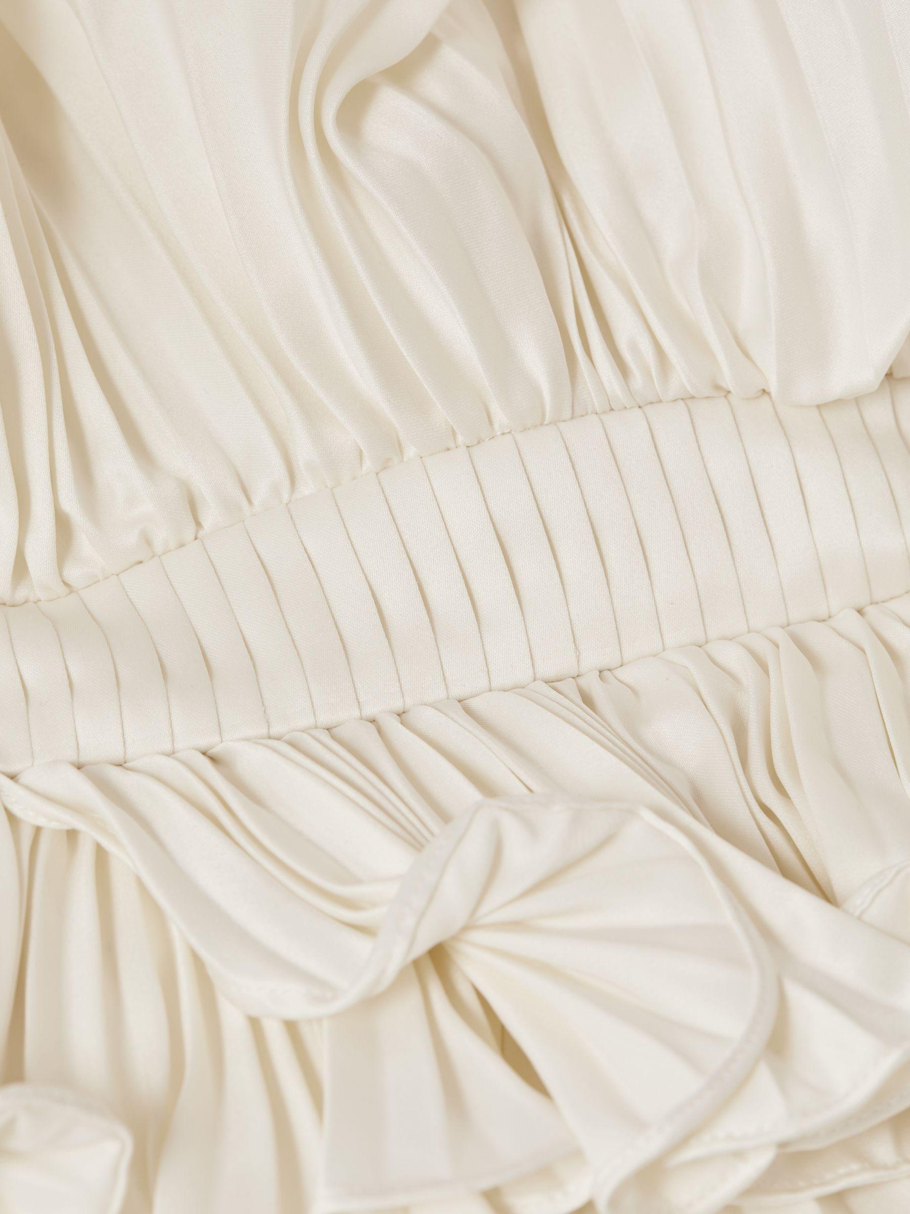 Amur Strapless Ruffle Mini Dress in Ivory Product Image