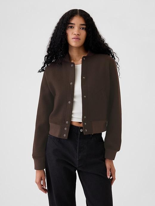 Wool Bomber Jacket Product Image