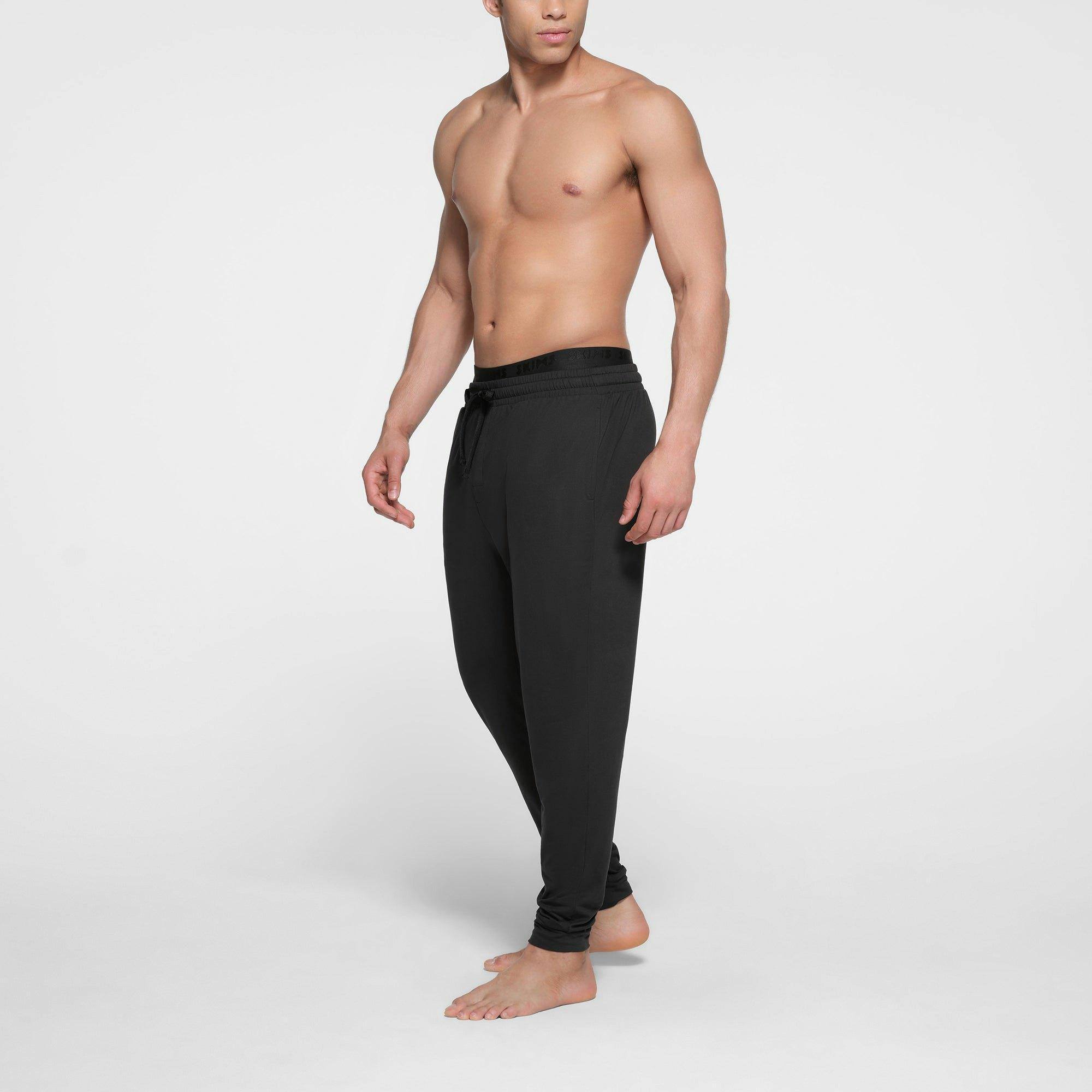 FLEECE LOUNGE MENS TAPERED JOGGER | NAVY Product Image