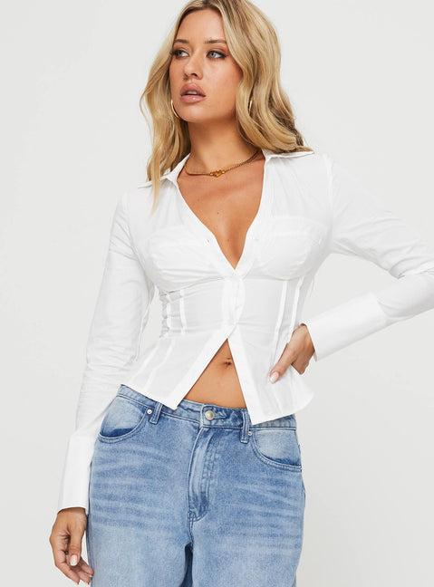 Zifa Shirt White Product Image