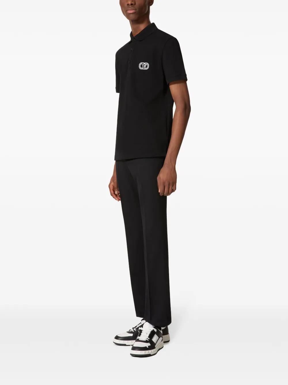 VLogo Signature-patch polo shirt Product Image