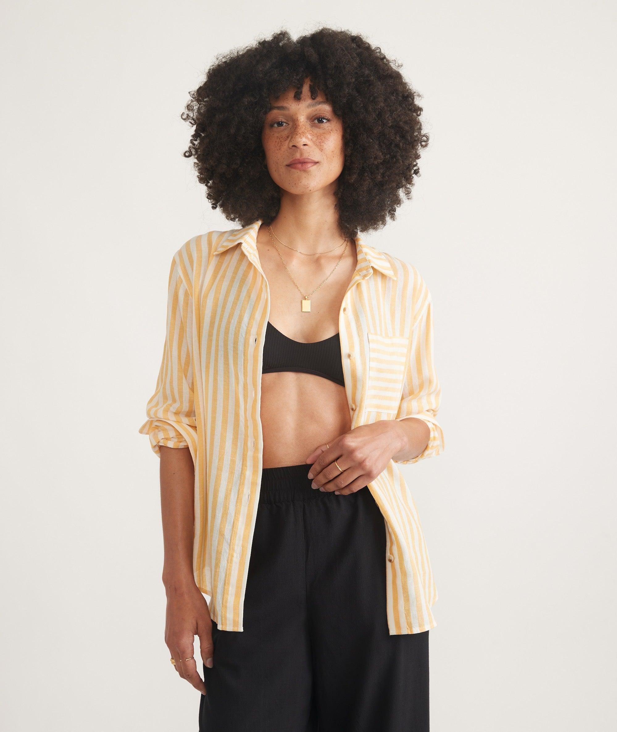 Abbey Linen Button Down Product Image