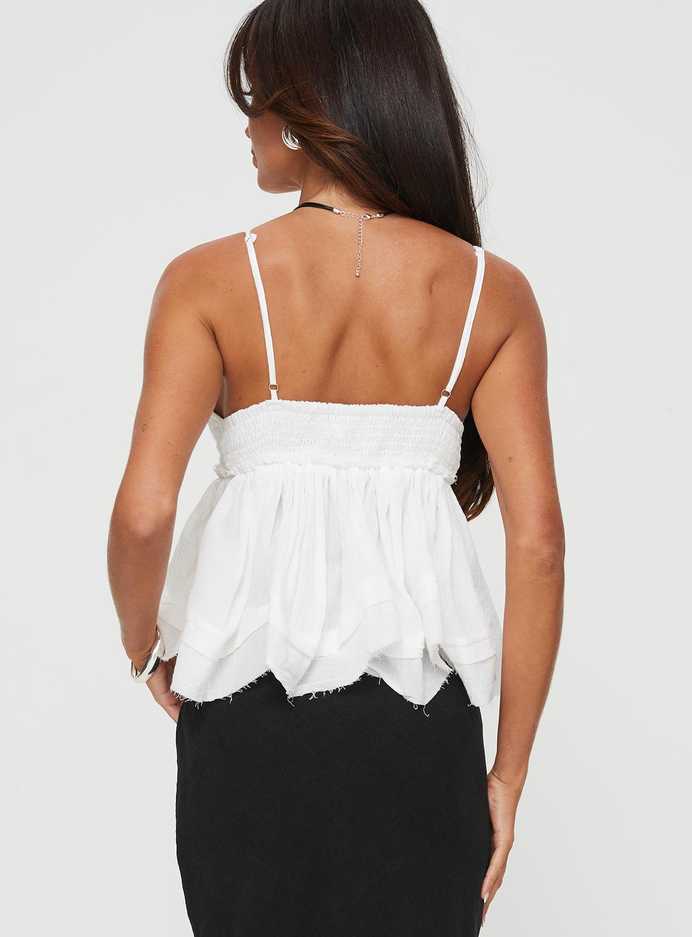 Zephyra Top White Product Image