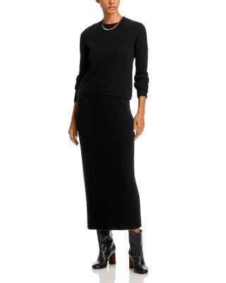 Wool Blend Knit Skirt Product Image