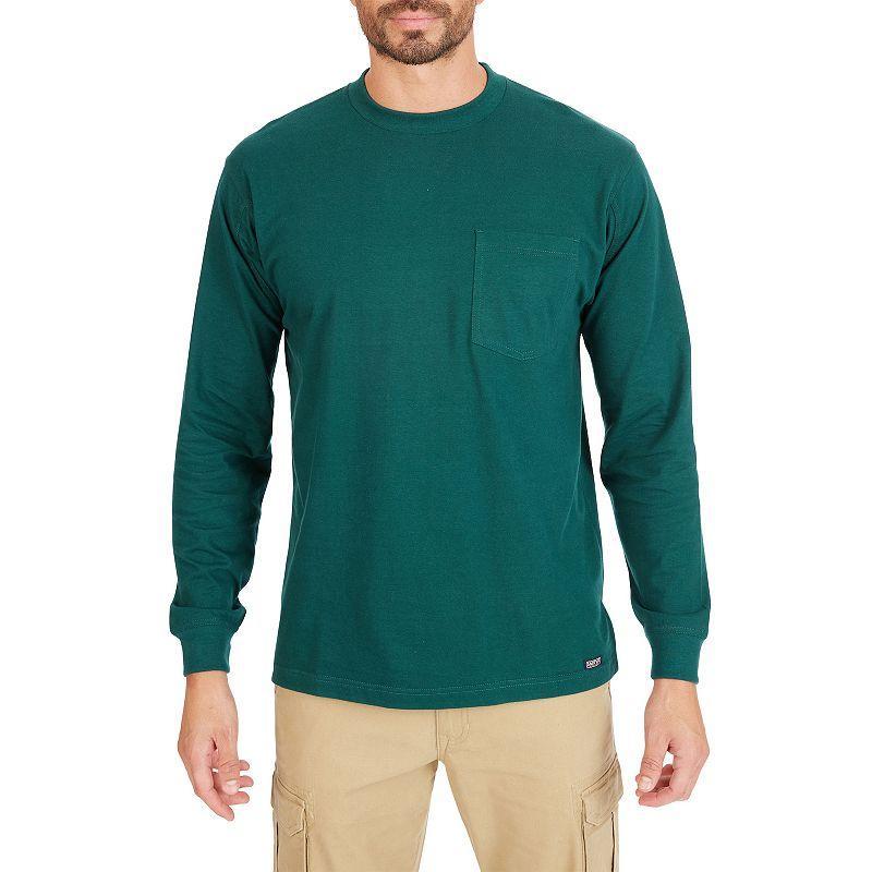 Mens Smiths Workwear Extended-Tail Pocket Tee Red Product Image