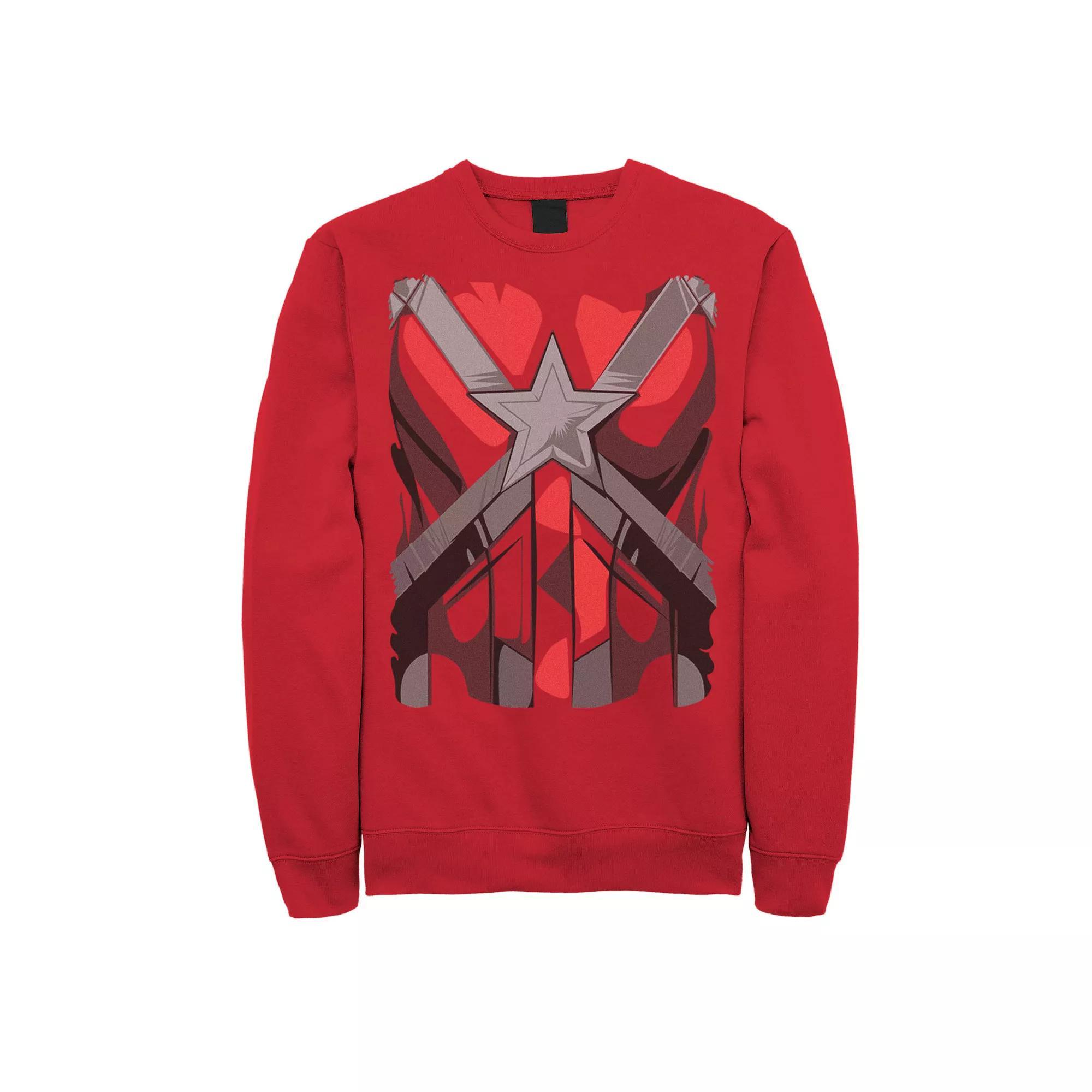 Big & Tall Star Wars The Mandalorian The Child I'm Here For It Fleece Sweatshirt, Men's, Size: XL Tall, Black Product Image