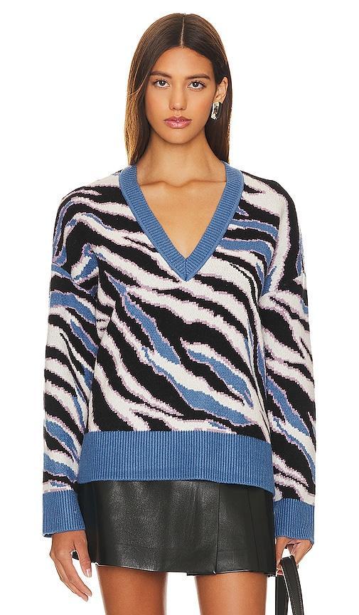 Abstract V Neck Sweater Lovers and Friends Product Image