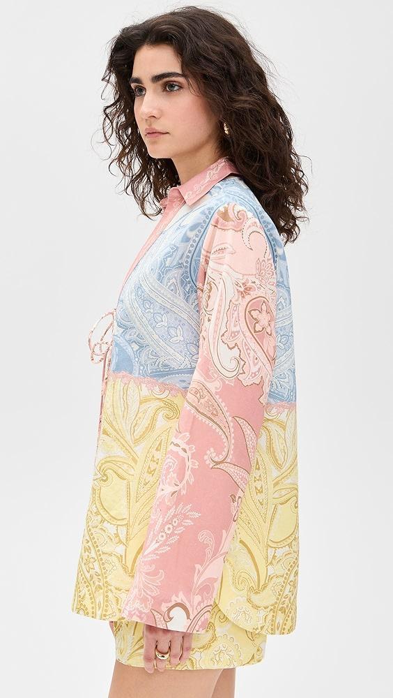 Hemant and Nandita Drop Shoulder Collared Tunic | Shopbop Product Image
