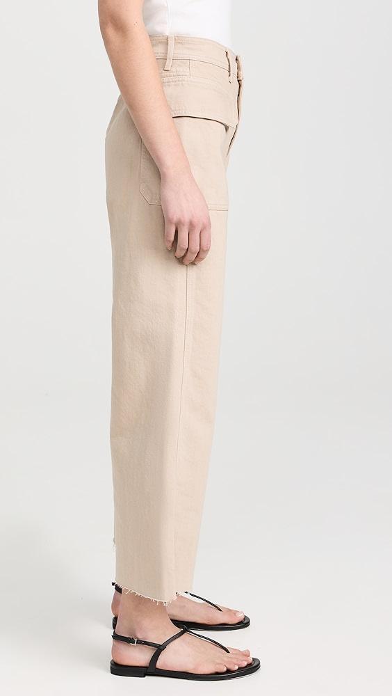 Veronica Beard Jean Taylor Cropped High Rise Wide Jeans | Shopbop Product Image