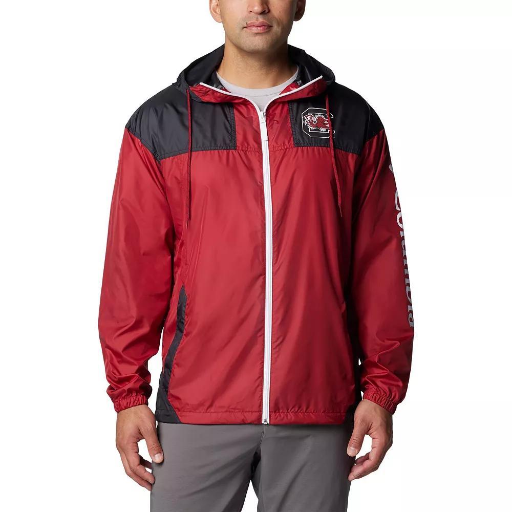 Men's Columbia Garnet South Carolina Gamecocks Flash Challenger II Omni-Shade Full-Zip Hoodie Windbreaker Jacket, Size: Large, Red Product Image