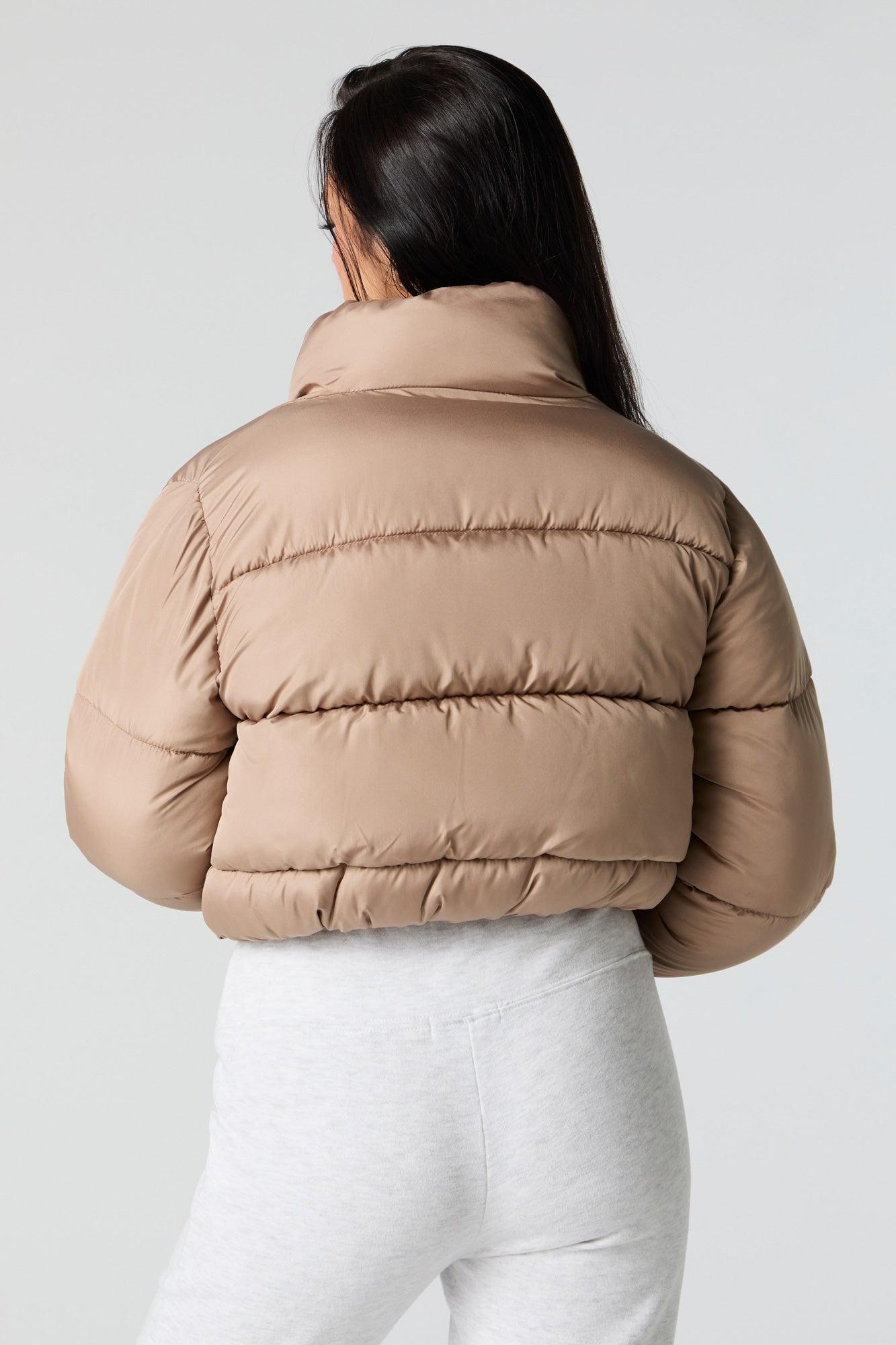 Cropped Puffer Jacket Female Product Image