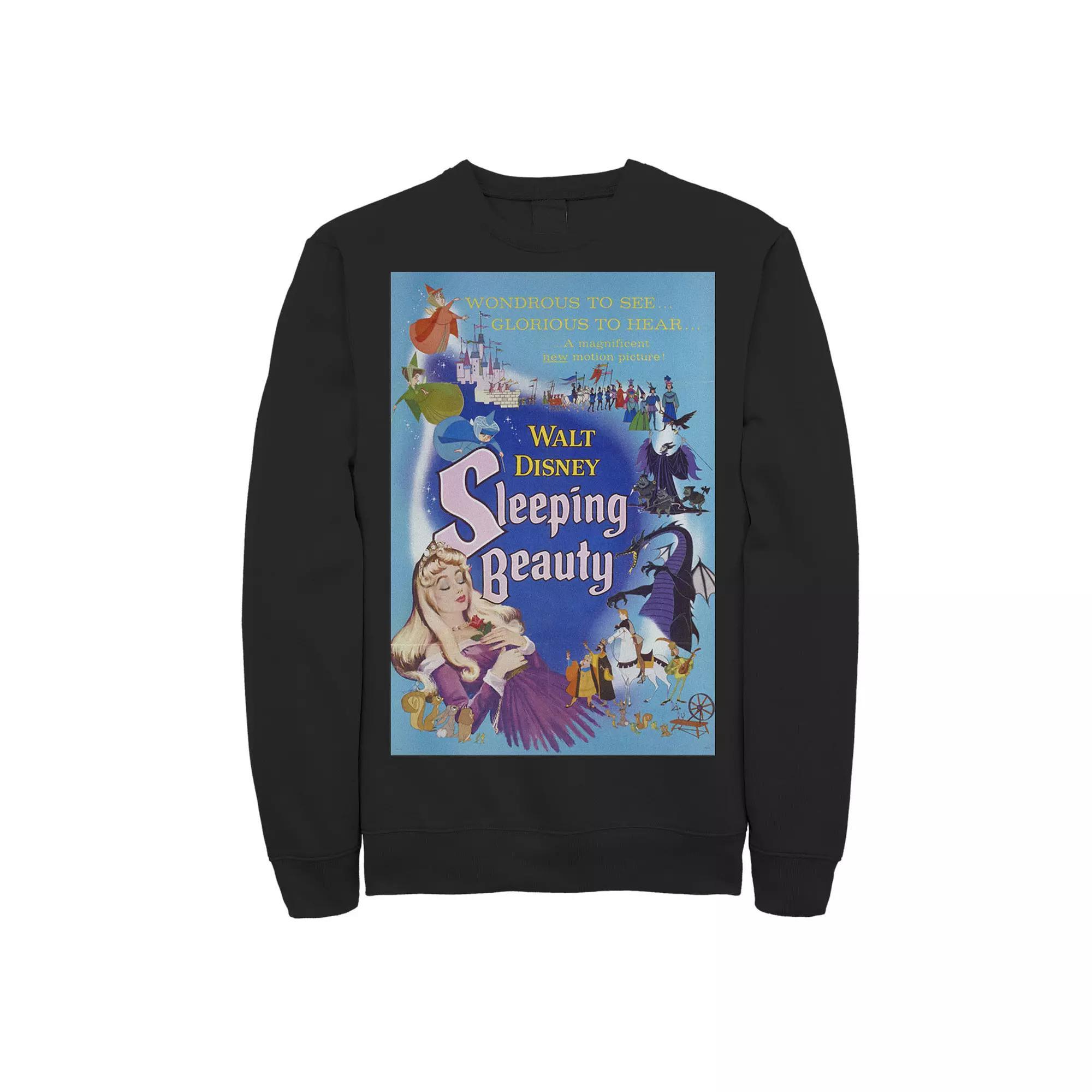 Disney's Sleeping Beauty Men's Vintage Movie Poster Sweatshirt, Size: 3XL, Black Product Image