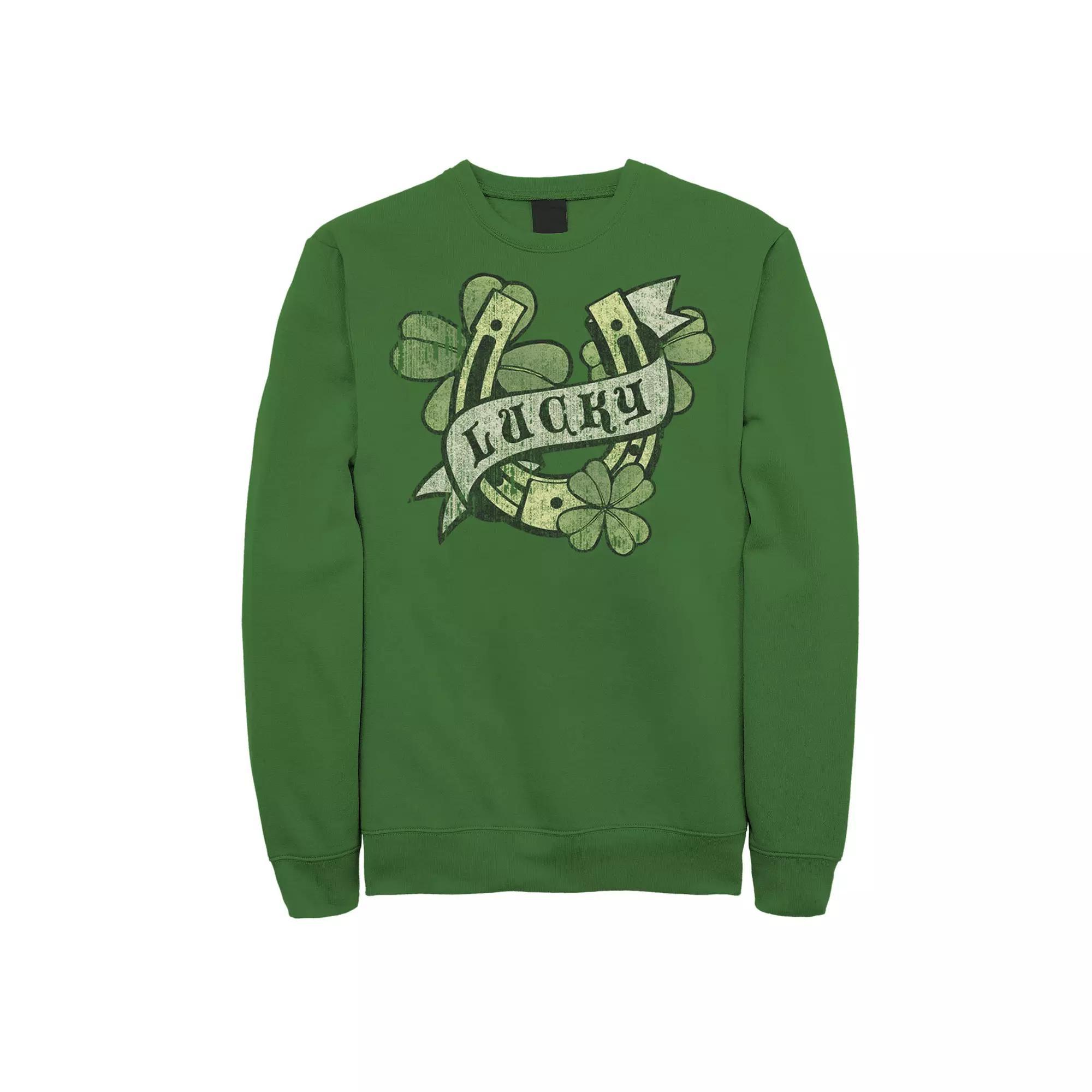 Big & Tall Animal House College Logo Distressed Letters Fleece Graphic Pullover, Men's, Size: 5XL, Blue Product Image