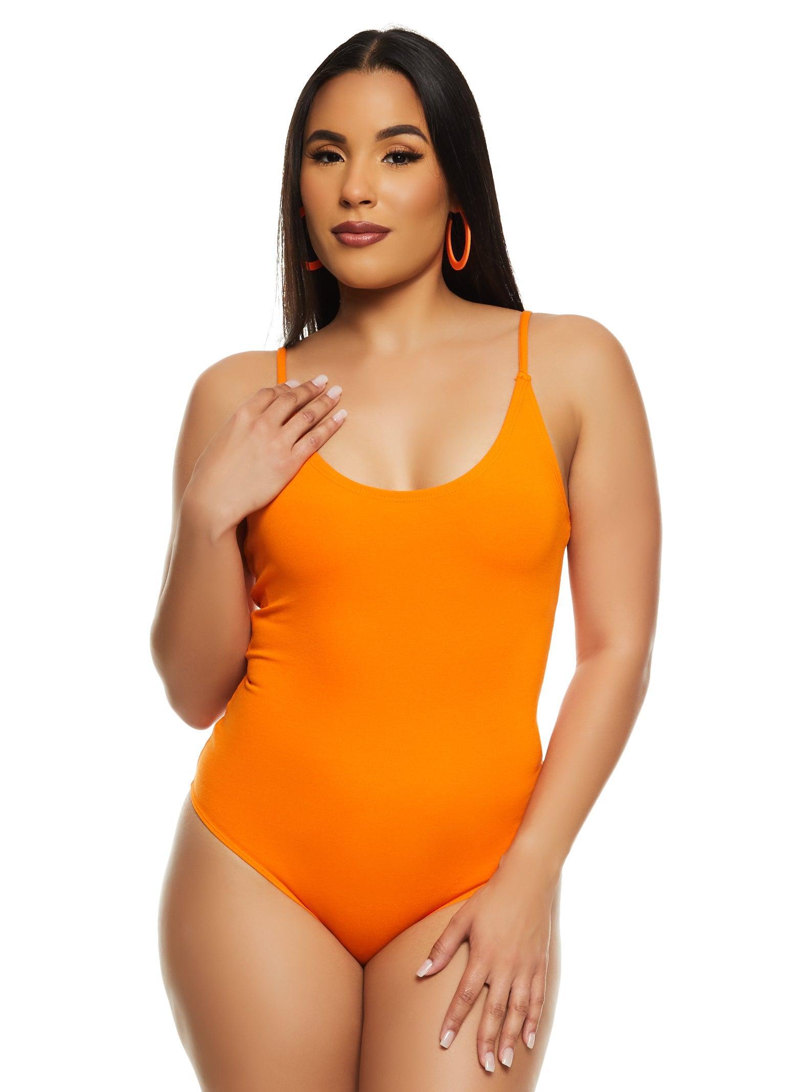 Womens Scoop Neck Cami Bodysuit Product Image