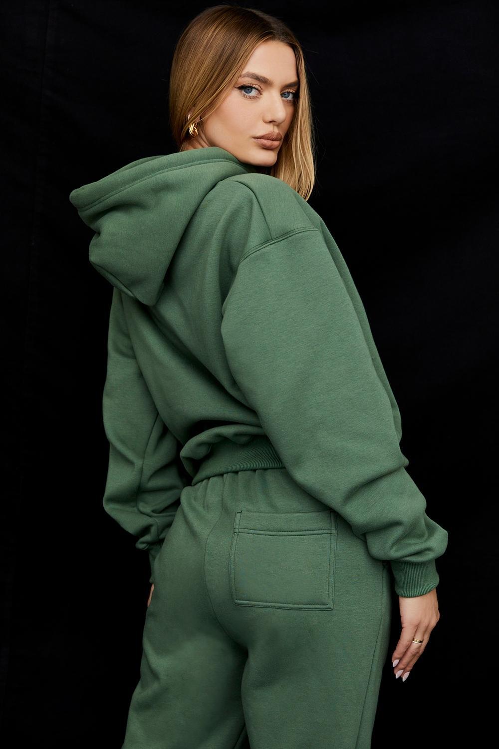 Halo  moss oversized hoodie Product Image