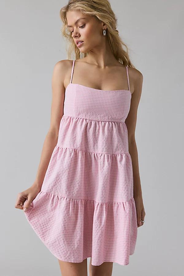 Kimchi Blue Zosia Tiered Babydoll Mini Dress Womens at Urban Outfitters Product Image