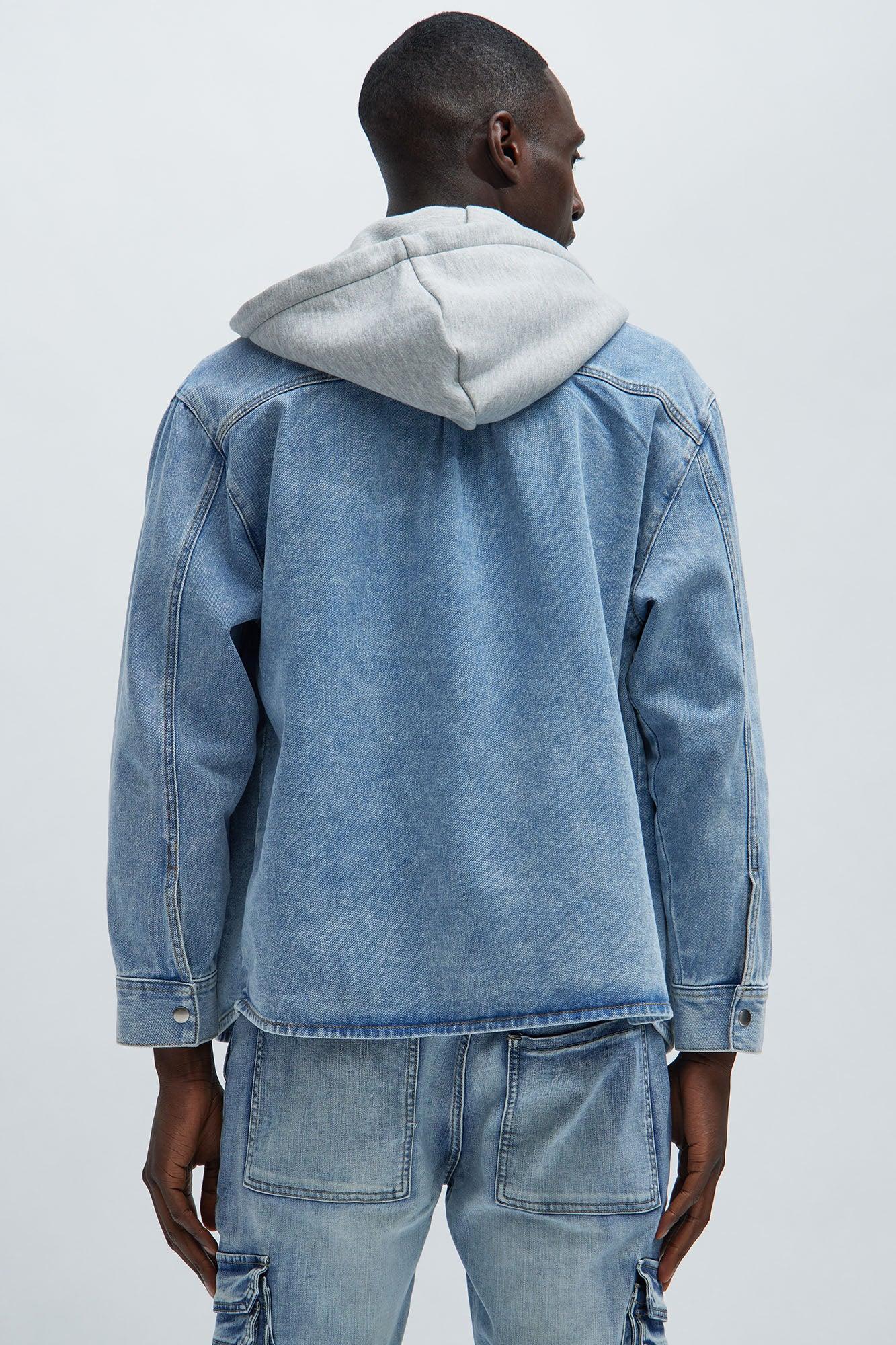 Jackson Lightweight Denim Shacket - Light Wash Product Image