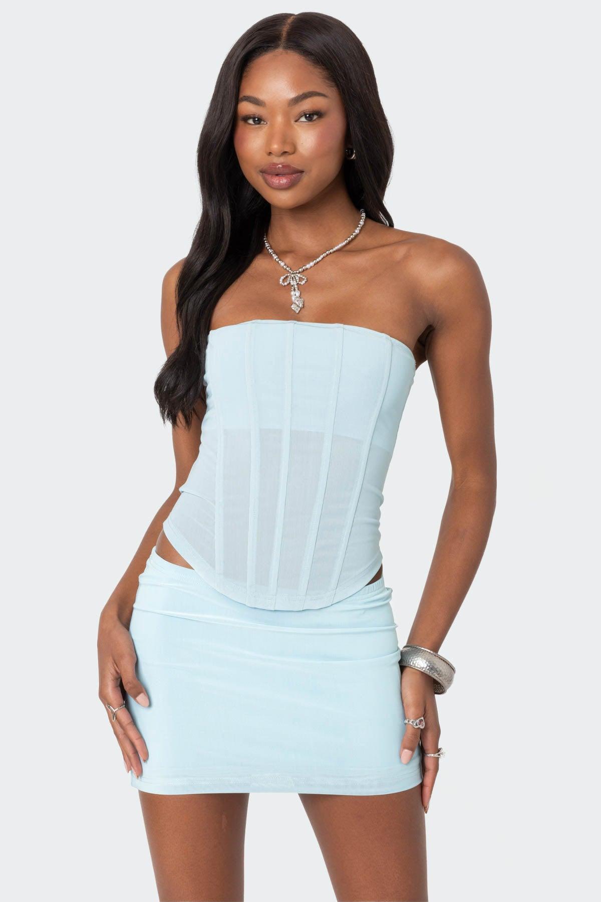 Vega Mesh Mini Skirt Product Image